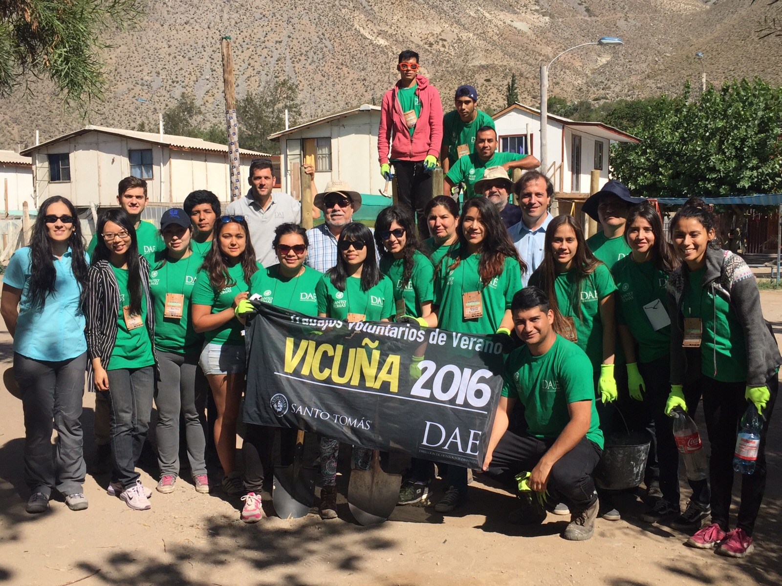 Trabajos voluntarios de Santo Tomás en Vicuña