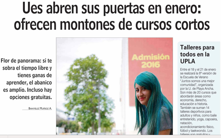 Ues abren sus puertas en enero: ofrecen montones de cursos cortos