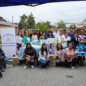 Tomasinos entregan donaciones para Hogar de Ancianos de Ovalle