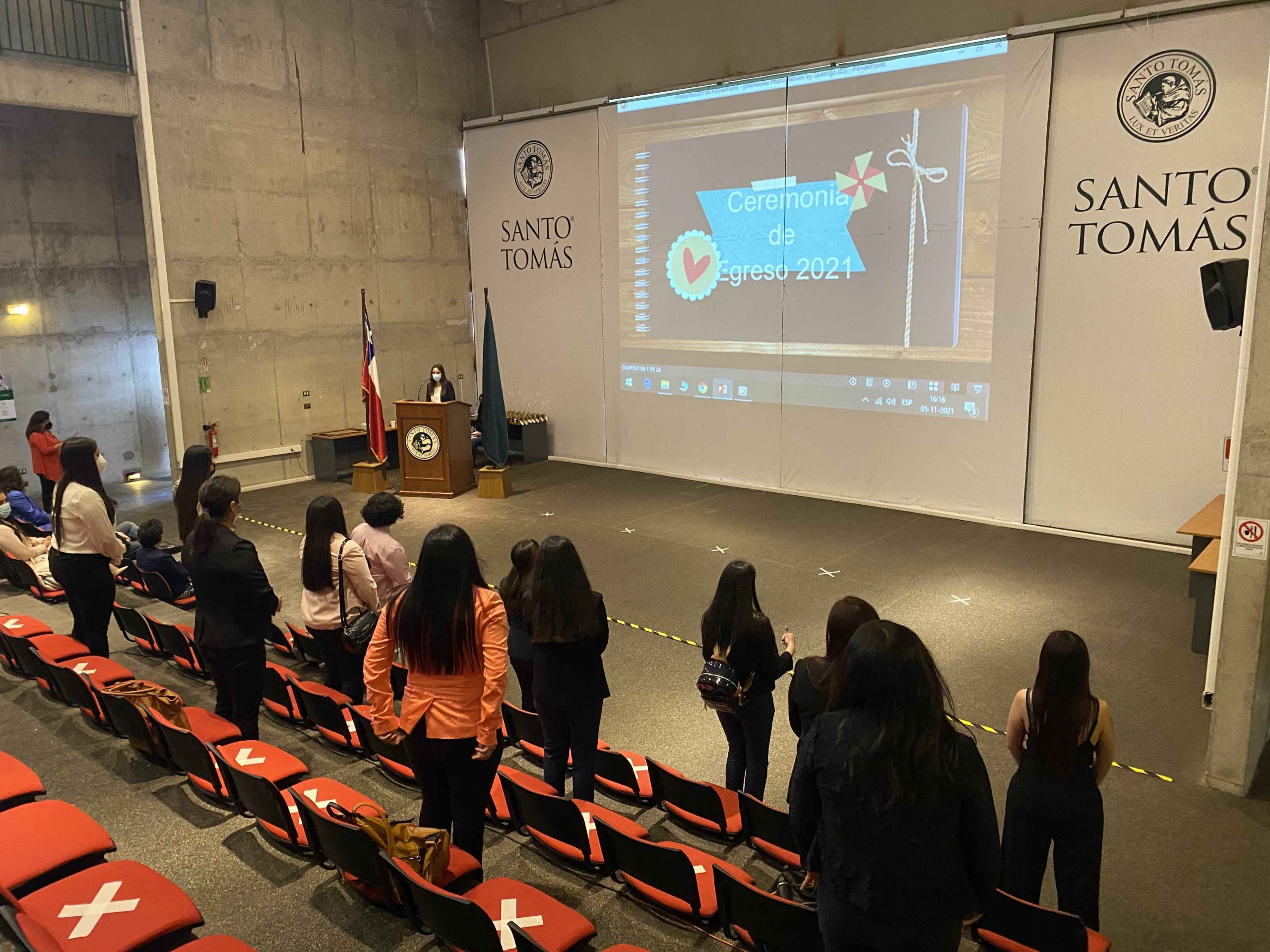 Ceremonia de Egreso Trabajo Social 2021 Santo Tomás La Serena.