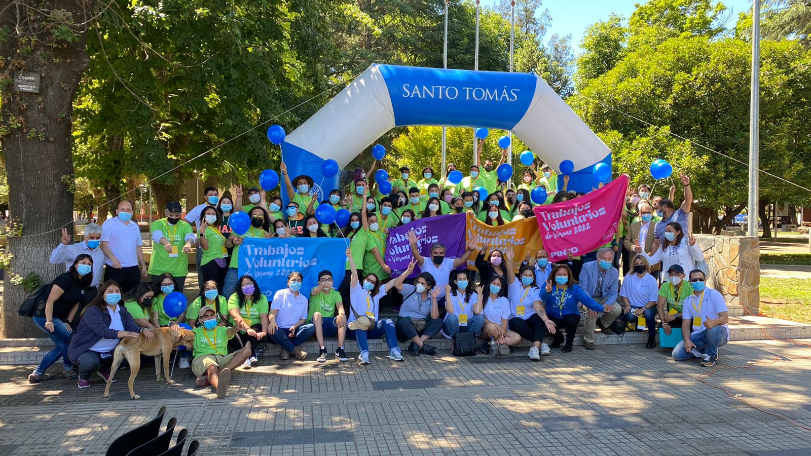 Partieron trabajos voluntarios de verano 2022 en Pinto