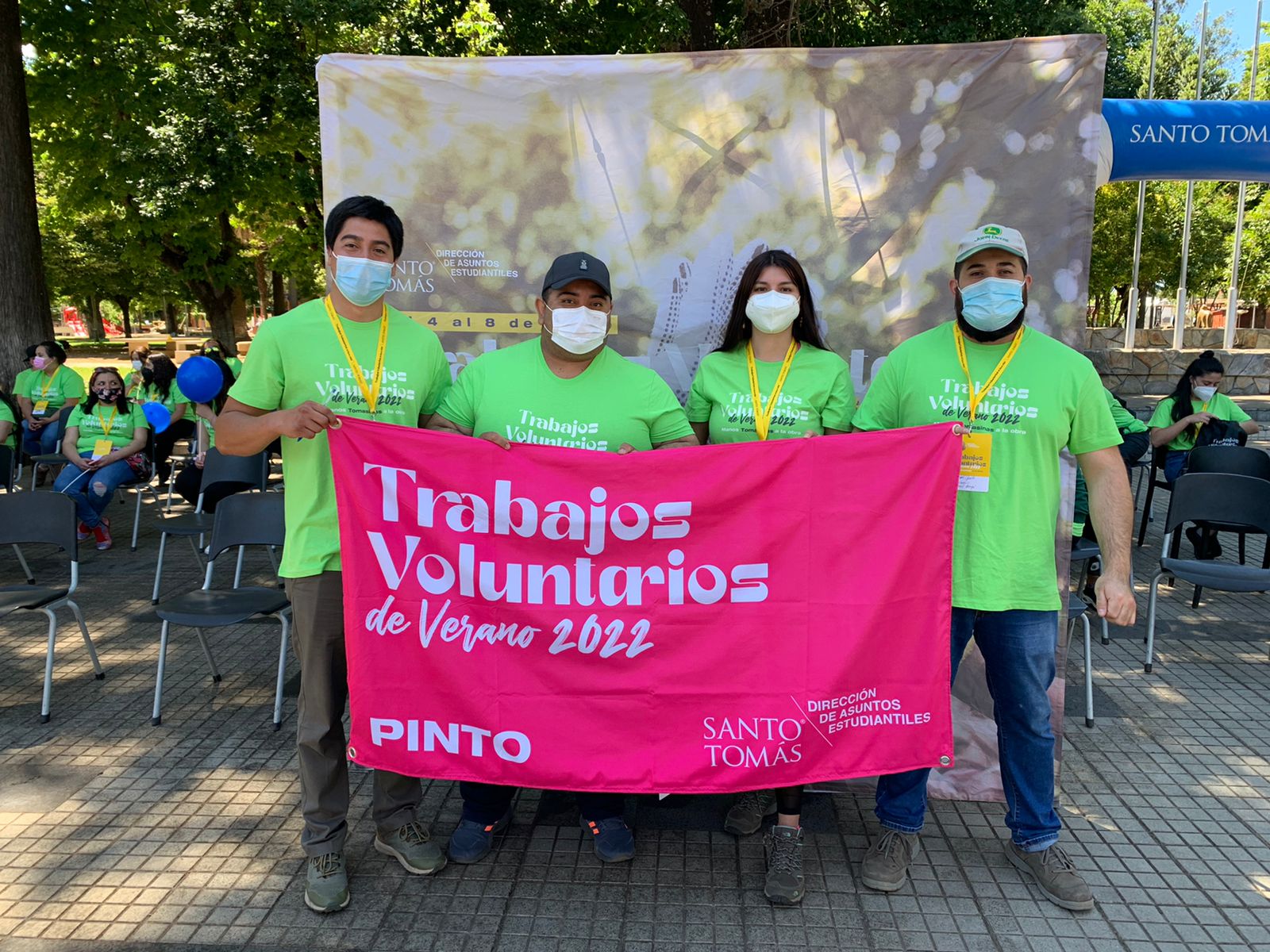 Estudiantes Santo Tomás vivieron emocionante voluntariado en Pinto