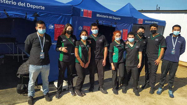 Carrera de Kinesiología de la Universidad Santo Tomás La Serena participó activamente del ATP Challenger Tour Coquimbo 2022.