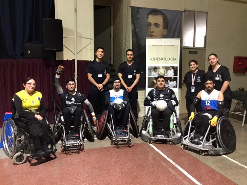 Estudiantes y profesores de Kinesiología UST Santiago participaron en el Campeonato Nacional de Rugby en Silla