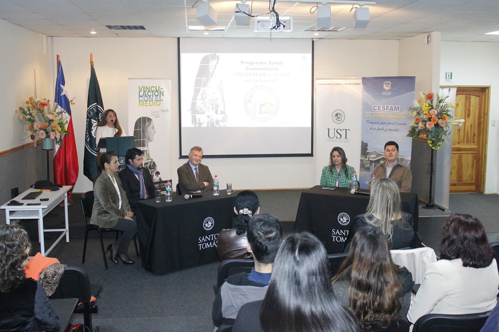 Santo Tomás Osorno y Cesfam Dr. Pedro Jáuregui lanzan proyecto de salud comunitaria denominado “Tu Cesfam y la UST en tu barrio”