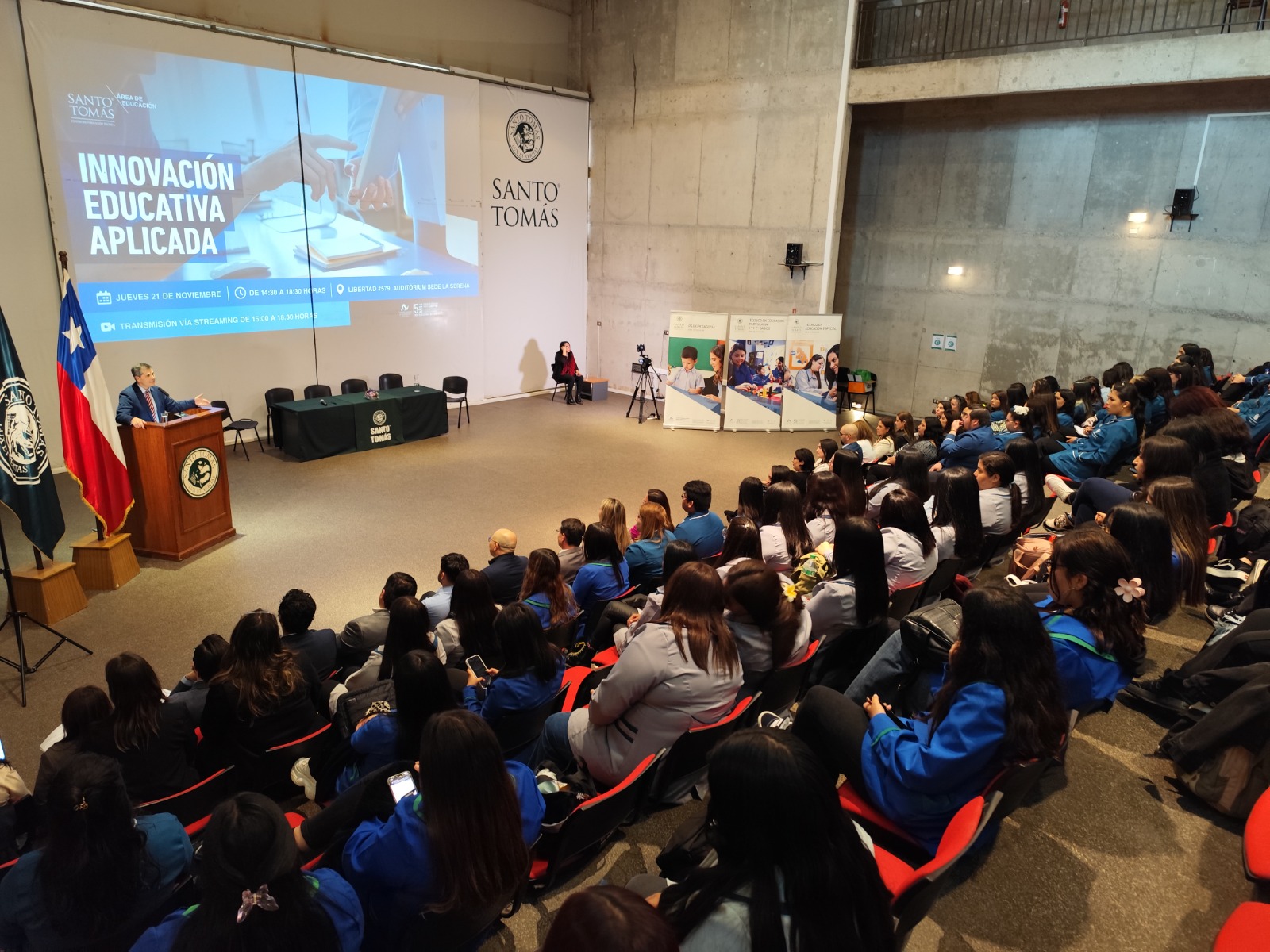 Área de Educación de IP-CFT vivió su encuentro anual en Santo Tomás La Serena con presencia de expositores internacionales