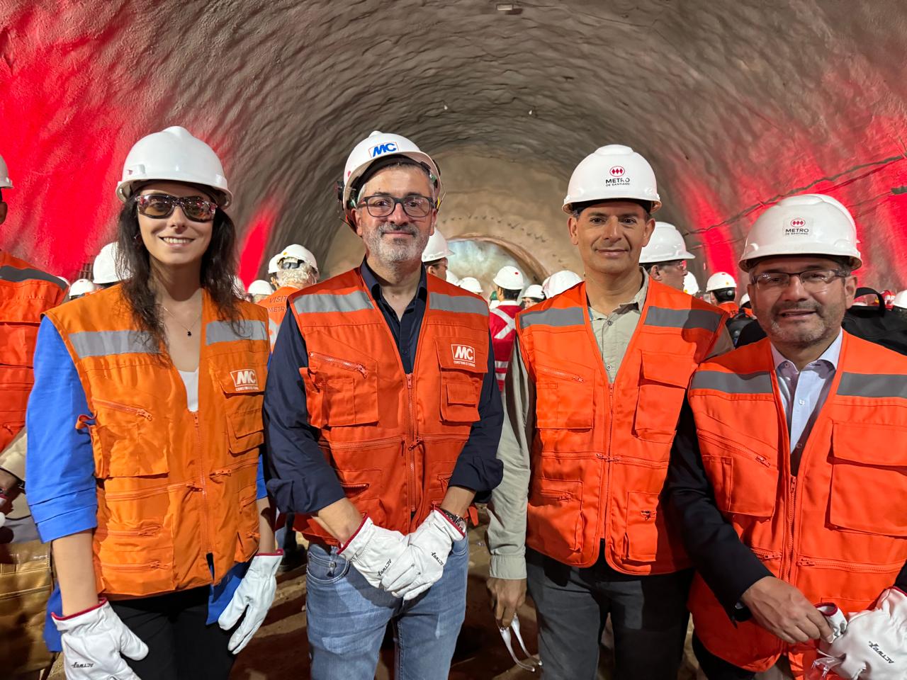 Decano de la Facultad de Ingeniería fue invitado a inauguración de la Línea 7 del Metro de Santiago