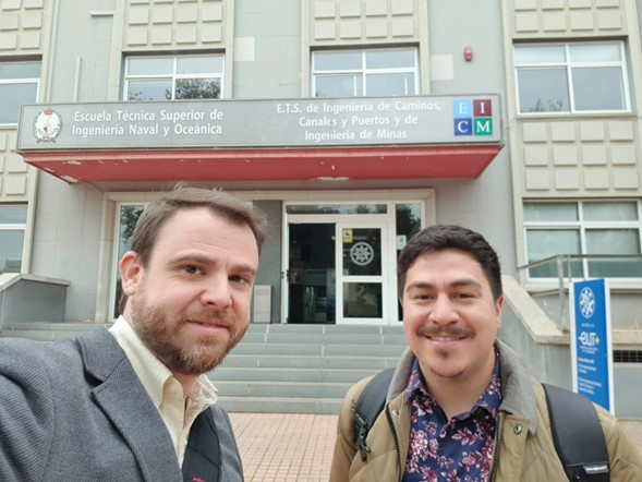 Director y docente de Ingeniería Civil en Minas hicieron visita a la Universidad Politécnica de Cartagena en España