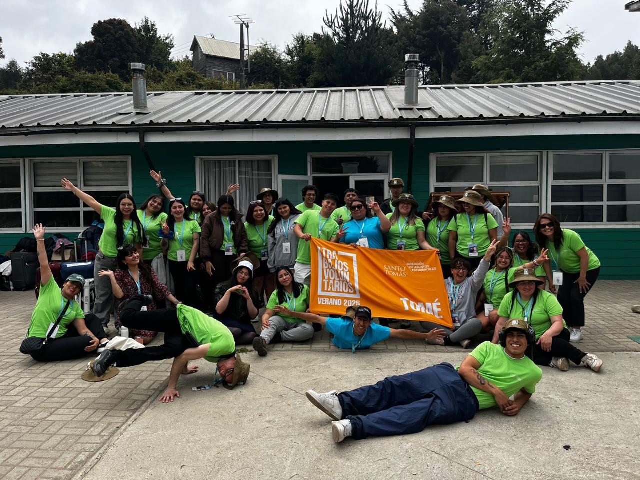 Estudiantes de Santo Tomás finalizaron exitosamente los Trabajos Voluntarios de Verano Tomé 2025