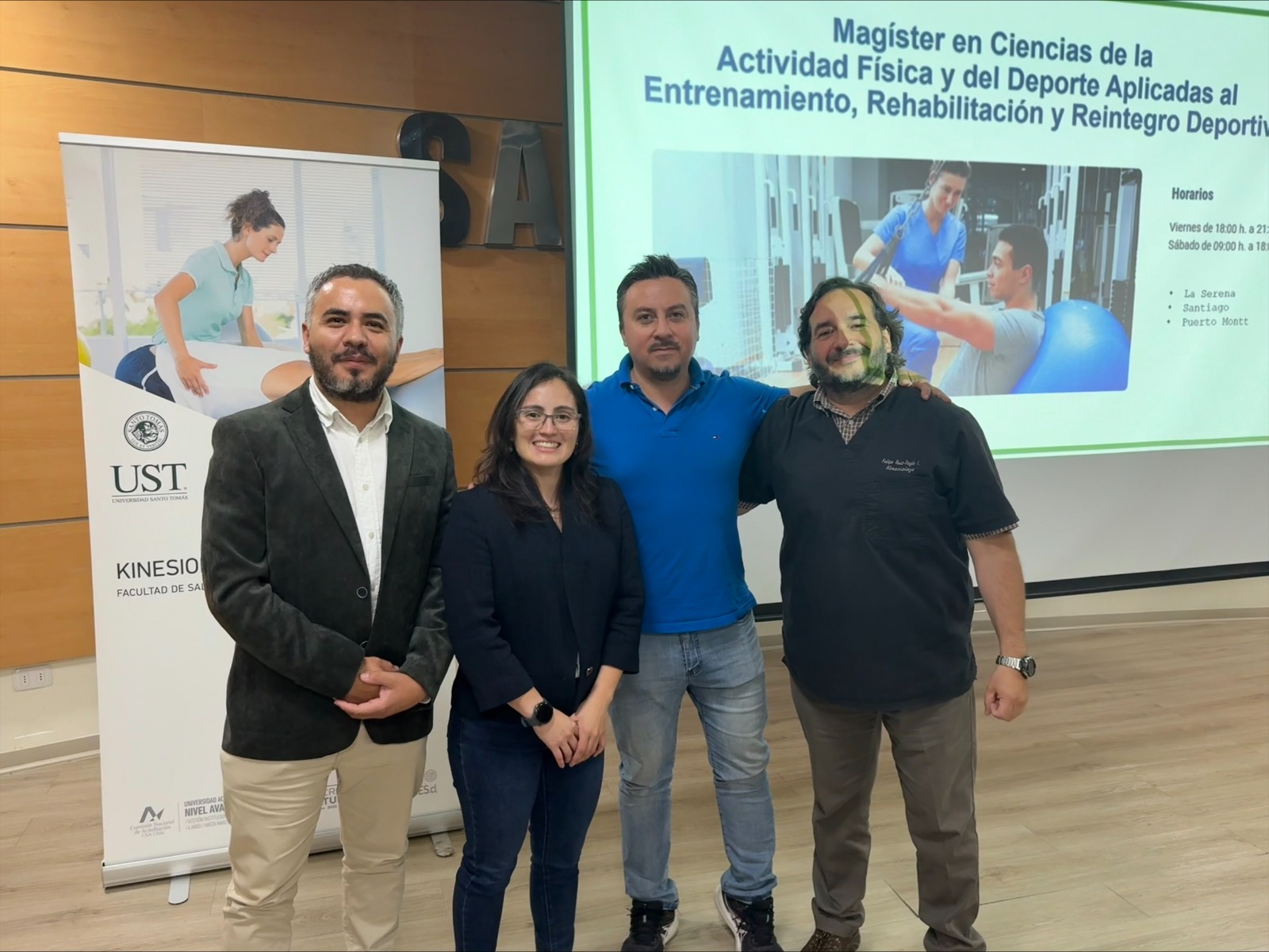 Carrera de Kinesiología de UST La Serena desarrolló seminario para dar a conocer programa de Magister en Ciencias de la Actividad Física y del Deporte