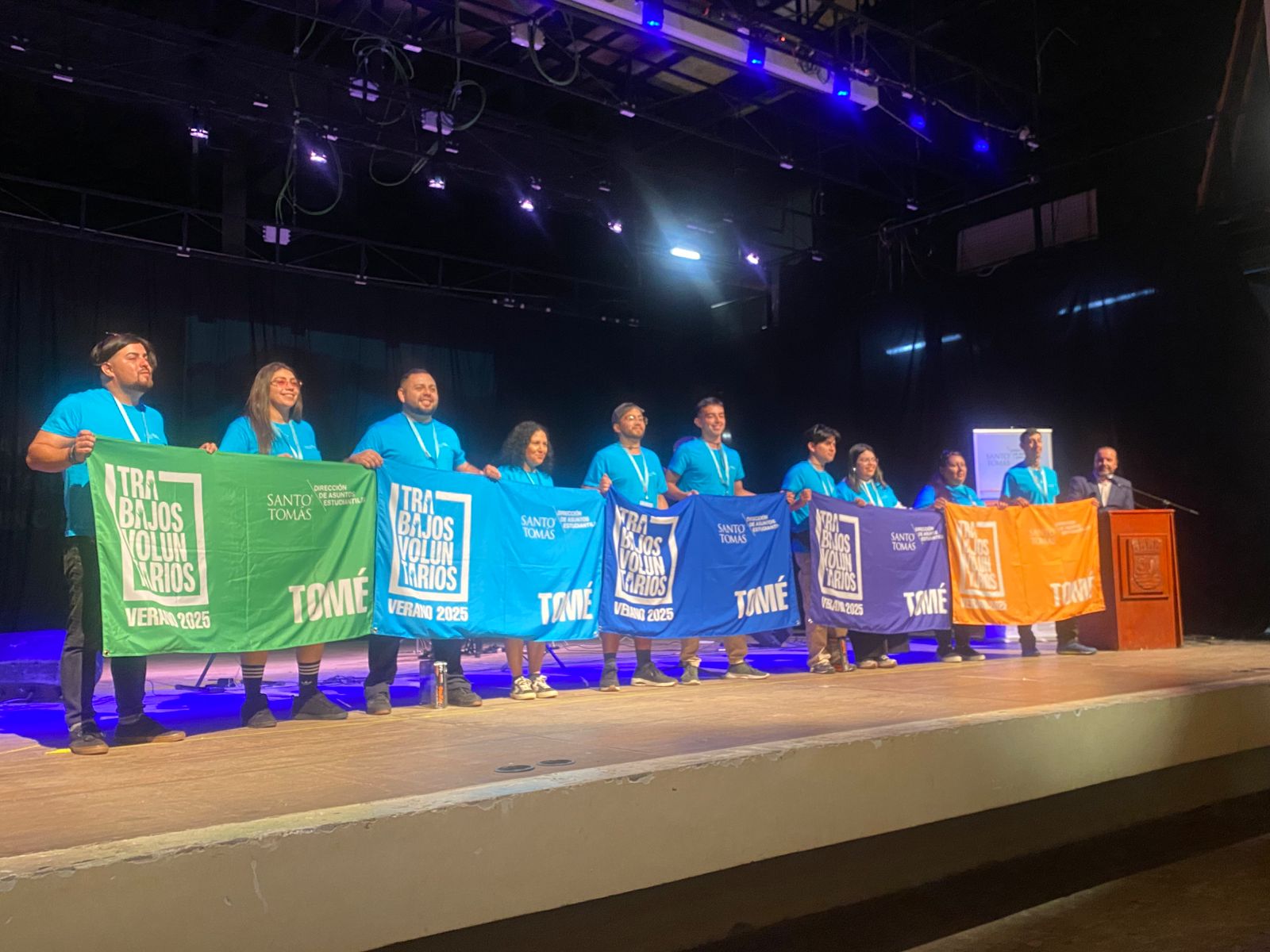 Tomasinos de Los Ángeles inauguraron los Trabajos Voluntarios de Verano en la comuna de Tomé