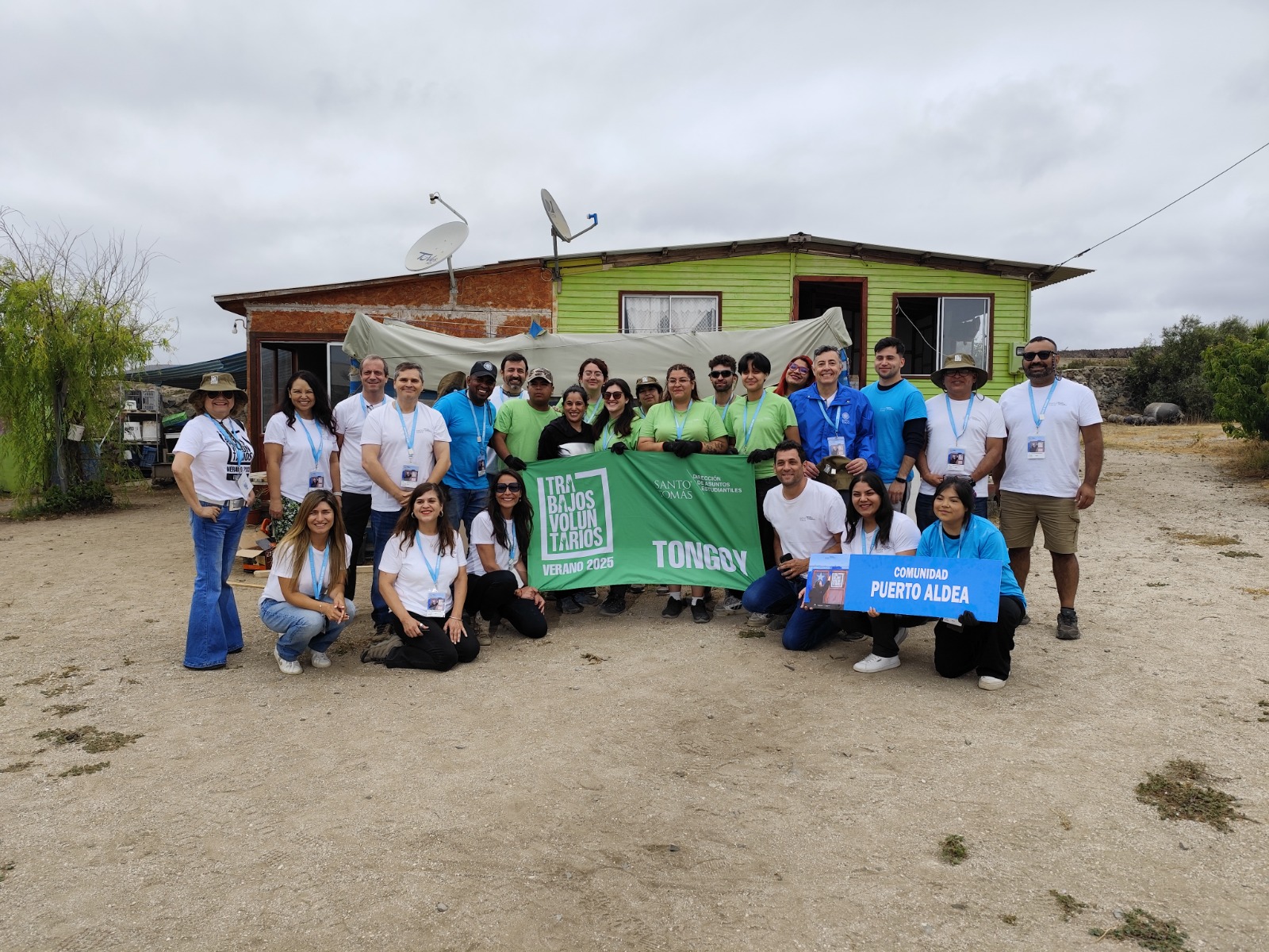 30 familias de Tongoy, Guanaqueros y Puerto Aldea fueron beneficiadas con los Trabajos Voluntarios de Santo Tomás