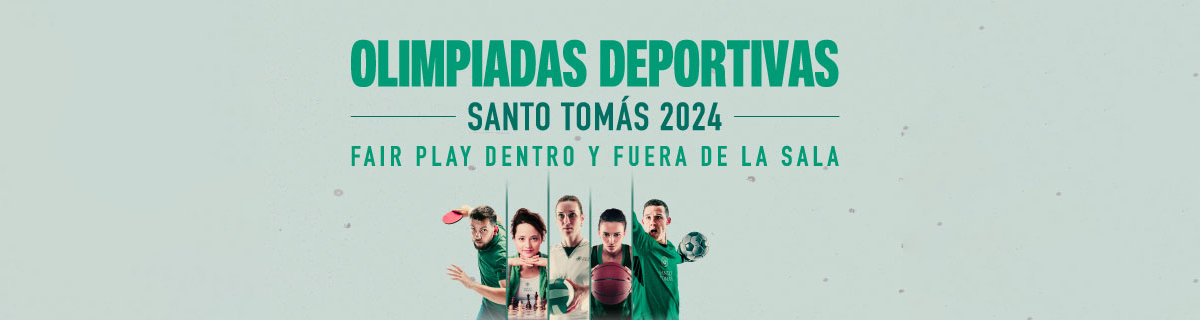 ¡Inscríbete y participa en las Olimpiadas Deportivas Santo Tomás 2024!